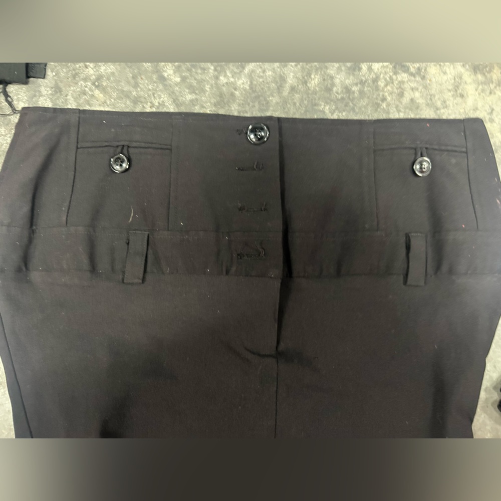 TORRID SZ 12 vintage 90s like new black pencil skirt stretch goth NICE! Rare - Picture 7 of 7